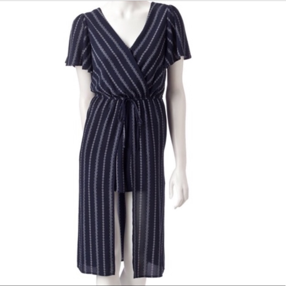 SOLD Skirted jumpsuit-shorts  NWT